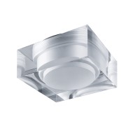 070244 Светильник ARTICO QUA LED 5W 400LM ХРОМ/ПРОЗРАЧНЫЙ/МАТОВЫЙ 4000K (в комплекте)