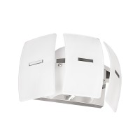 801616 (MB2050-1W) Бра LAMELLA 1х40W E14 ХРОМ/БЕЛЫЙ (в комплекте) 801616 (MB2050-1W) Бра LAMELLA 1х40W E14 ХРОМ/БЕЛЫЙ (в комплекте)