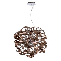 754128 (MD51015-12C) Люстра TURBIO 12х40W G9 ТЕМНАЯ МЕДЬ (в комплекте)