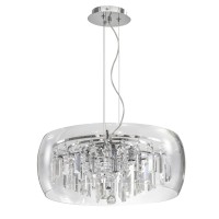 753084 (MD7603-8А) Люстра ACQUARIO 8х40W G9 ХРОМ хрусталь (в комплекте)