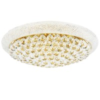 704172 (MX 300021-17) Люстра потолочная MONILE 17х40W E14 24K ЗОЛОТО (в комплекте)