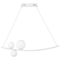 815436 (MD9560/3A) Люстра CROCO LED 40W 2800LM БЕЛЫЙ/ЧЕРНЫЙ 3000K (в комплекте)