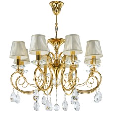 693082 (MD800015-8) Люстра подв RICERCO 8х40W E14 ЗОЛОТО (в комплекте) 693082 (MD800015-8) Люстра подв RICERCO 8х40W E14 ЗОЛОТО (в комплекте)