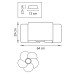 811052 (MC6005-5GL) Люстра PITTORE 5х40W E27 GOLDEN (в комплекте) 811052 (MC6005-5GL) Люстра PITTORE 5х40W E27 GOLDEN (в комплекте)