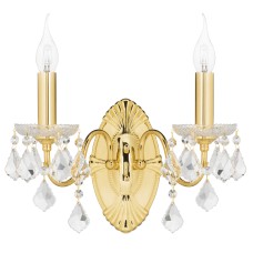 700622 (MB00071-2) Бра CLASSIC 2х60W E14 ЗОЛОТО (в комплекте)