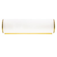 801813 (MB338-1GL) Светильник настенный BLANDA 1х40W E14 ЗОЛОТО/БЕЛЫЙ (в комплекте)