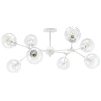 785086 (SX1374-8B) Люстра BETA 8x40W E27 БЕЛЫЙ (в комплекте)