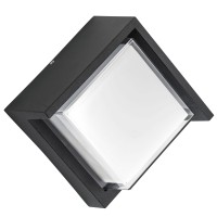 382274 Светильник PALETTO QUAD LED 15W 550LM 180G ЧЕРНЫЙ 4000K IP54 (в комплекте)