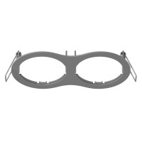 217629 Рамка INTERO 16 Double ROUND СЕРЫЙ (в комплекте) 217629 Рамка INTERO 16 Double ROUND СЕРЫЙ (в комплекте)