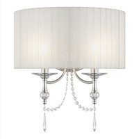 725626 (MB500011-2) Бра PARALUME 2x40W E14 БЕЛЫЙ (в комплекте)