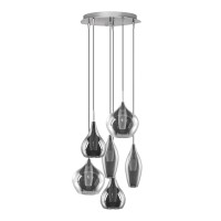 803067 (MD2098-6S) Подвес PENTOLA 6х25W G9 ХРОМ/ДЫМЧАТЫЙ (в комплекте) 803067 (MD2098-6S) Подвес PENTOLA 6х25W G9 ХРОМ/ДЫМЧАТЫЙ (в комплекте)