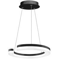 763247 Подвес UNITARIO 24W LED 2640LM ЧЕРНЫЙ МАТОВЫЙ 4000K (в комплекте)