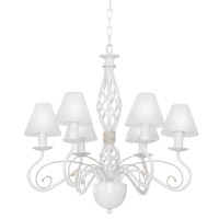 782060 (SD1063/6) Люстра ESEDRA 6х40W E14 БЕЛЫЙ (в комплекте)