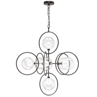 745077 (1364/7) Люстра ALFA 7х40W G9 ЧЕРНЫЙ (в комплекте)