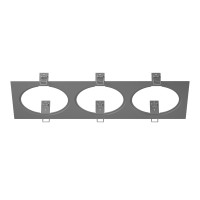 217839 Рамка INTERO 111 Triple QUADRO СЕРЫЙ (в комплекте)