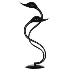 751927 (MT8098-2A BK) Настольная лампа Cigno collo 2х20W G4 ЧЕРНЫЙ (в комплекте)