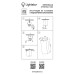 216386 Светильник RULLO HP16 БЕЛЫЙ (в комплекте)