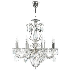 790114 (MD300026-8+3) Люстра SCHON 11х60W E14 Silver (в комплекте)