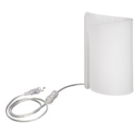 811910 (MT6000-1W) Настольная лампа PITTORE 1х40W E27 БЕЛЫЙ (в комплекте)