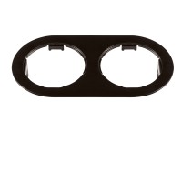 214657 Рамка DOMINO Double ROUND МR16 ЧЕРНЫЙ (в комплекте) 214657 Рамка DOMINO Double ROUND МR16 ЧЕРНЫЙ (в комплекте)