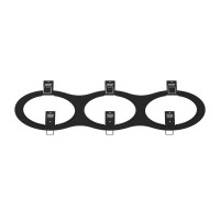 217937 Рамка INTERO 111 Triple ROUND ЧЕРНЫЙ (в комплекте) 217937 Рамка INTERO 111 Triple ROUND ЧЕРНЫЙ (в комплекте)