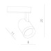 Трековый светильник Soffitto A1720PL-1WH Artelamp