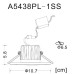Точечный светильник Uovo A5438PL-1SS Artelamp