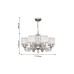 Подвесная люстра Prima 2306-8P Подвесная люстра Prima 2306-8P