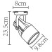 Трековый светильник Lyra A6252PL-1WH Artelamp