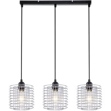 Подвесной светильник Grid 10190/3S Chrome