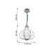 Подвесная люстра Nodule 2384-8P Подвесная люстра Nodule 2384-8P