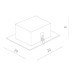 Точечный светильник Cardani Semplice A5949PL-1WH Artelamp