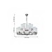 Подвесная люстра Assembly 2374-18P