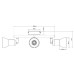 Спот Falena A3115PL-3SS Artelamp Спот Falena A3115PL-3SS Artelamp