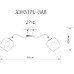 Потолочная люстра Monica A3831PL-3AB Потолочная люстра Monica A3831PL-3AB