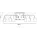 Потолочная люстра Gelo A6001PL-7WH Artelamp Потолочная люстра Gelo A6001PL-7WH Artelamp