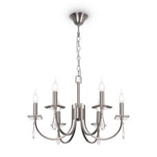 FR1006PL-06N Люстра Forte Crystal Freya
