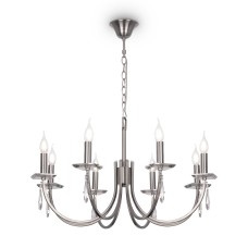 FR1006PL-08N Люстра Forte Crystal Freya