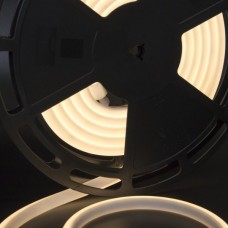 Светодиодная лента термостойкая теплого белого свечения 2835, IP68, 12 Вт/м, 24V