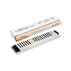 Ультратонкий блок питания в металлическом корпусе, IP20, 120W, 12V