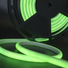 Светодиодная лента термостойкая зеленого свечения 2835, IP68, 12 Вт/м, 24V