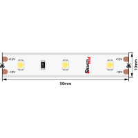 Лента светодиодная LUX, 3528, 60 LED/м, 4,8 Вт/м, 12В, IP65, Холодный белый (6000K)