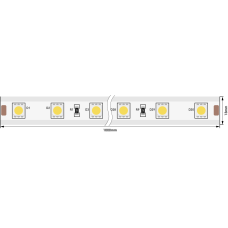 Лента светодиодная 220, SMD5050, 60LED/м, кат 50м, 14,4 Вт/м, IP68, Желтый (Желтый)