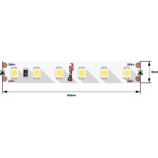 Лента светодиодная LUX, 3528, 120 LED/м, 9,6 Вт/м, 24В, IP33, Холодный белый (6000K) Лента светодиодная LUX, 3528, 120 LED/м, 9,6 Вт/м, 24В, IP33, Холодный белый (6000K)