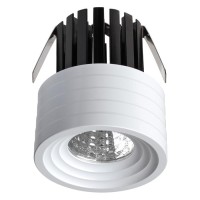 357699 NT18 090 белый Встраиваемый светильник IP20 LED 3000K 3W 160-265V DOT