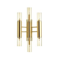 4690/6W ODL20 429 золотой/янтарный Бра G9 6*40W PEKA