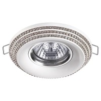 370440 NT19 114 белый Встраиваемый светильник IP20 GU10 50W 220V LILAC