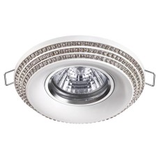 370440 NT19 114 белый Встраиваемый светильник IP20 GU10 50W 220V LILAC