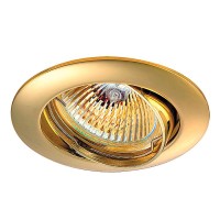 369102 NT09 135 золото Встраиваемый светильник IP20 GX5.3 50W 12V CROWN 369102 NT09 135 золото Встраиваемый светильник IP20 GX5.3 50W 12V CROWN