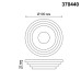 370440 NT19 114 белый Встраиваемый светильник IP20 GU10 50W 220V LILAC